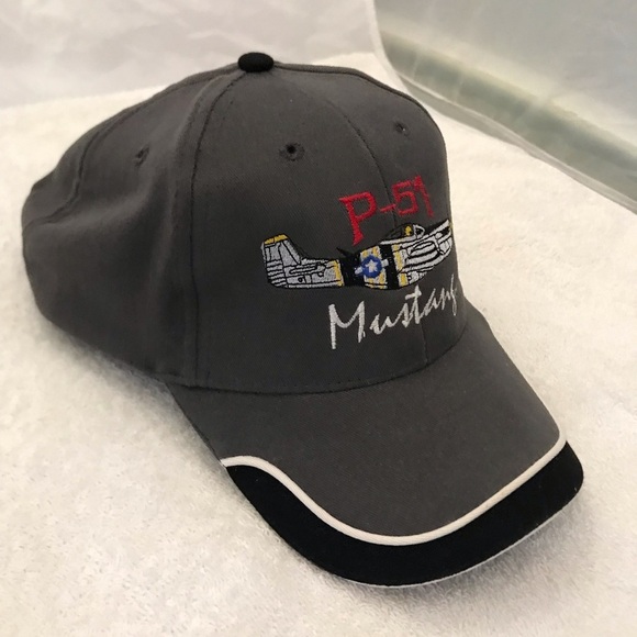 NISSUN CAP for P-51 Mustang Adjustable Grey Ball Cap - Picture 5 of 12